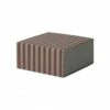 Ferm LIVING Boite Striped - Cube -BLOU PARIS Soldes boite striped cube