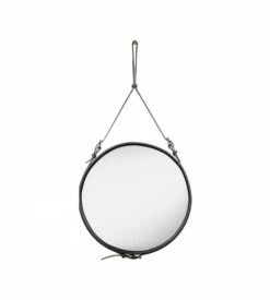 Gubi Miroir Adnet - Cuir - 58cm