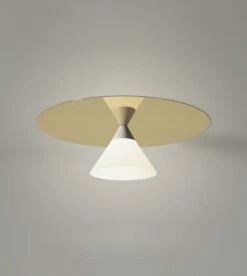 Plafonnier Plate And Cone -BLOU PARIS Soldes plafonnier plate and cone 1