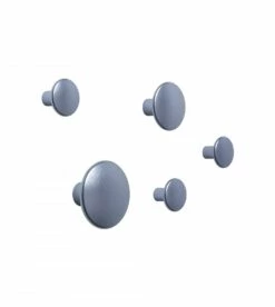 Muuto Set De Patères The Dots Métal (par 5) 5 Muuto Set De Patères The Dots Métal (par 5) -BLOU PARIS Soldes set pateres the dots metal 1