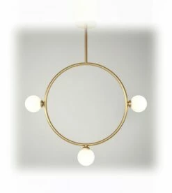 Suspension Circle Pendant - 3 Globes 5 Suspension Circle Pendant - 3 Globes -BLOU PARIS Soldes suspension circle pendant 3 globes 1