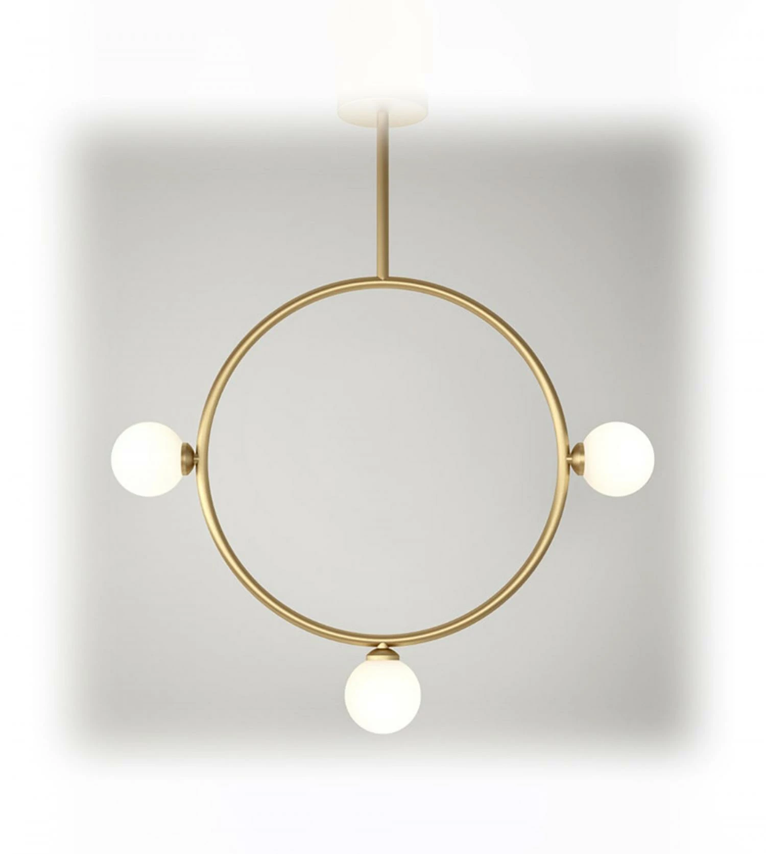 Suspension Circle Pendant - 3 Globes 3 Suspension Circle Pendant - 3 Globes