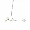 Suspension Ivy3 Avec Globes Opalescents