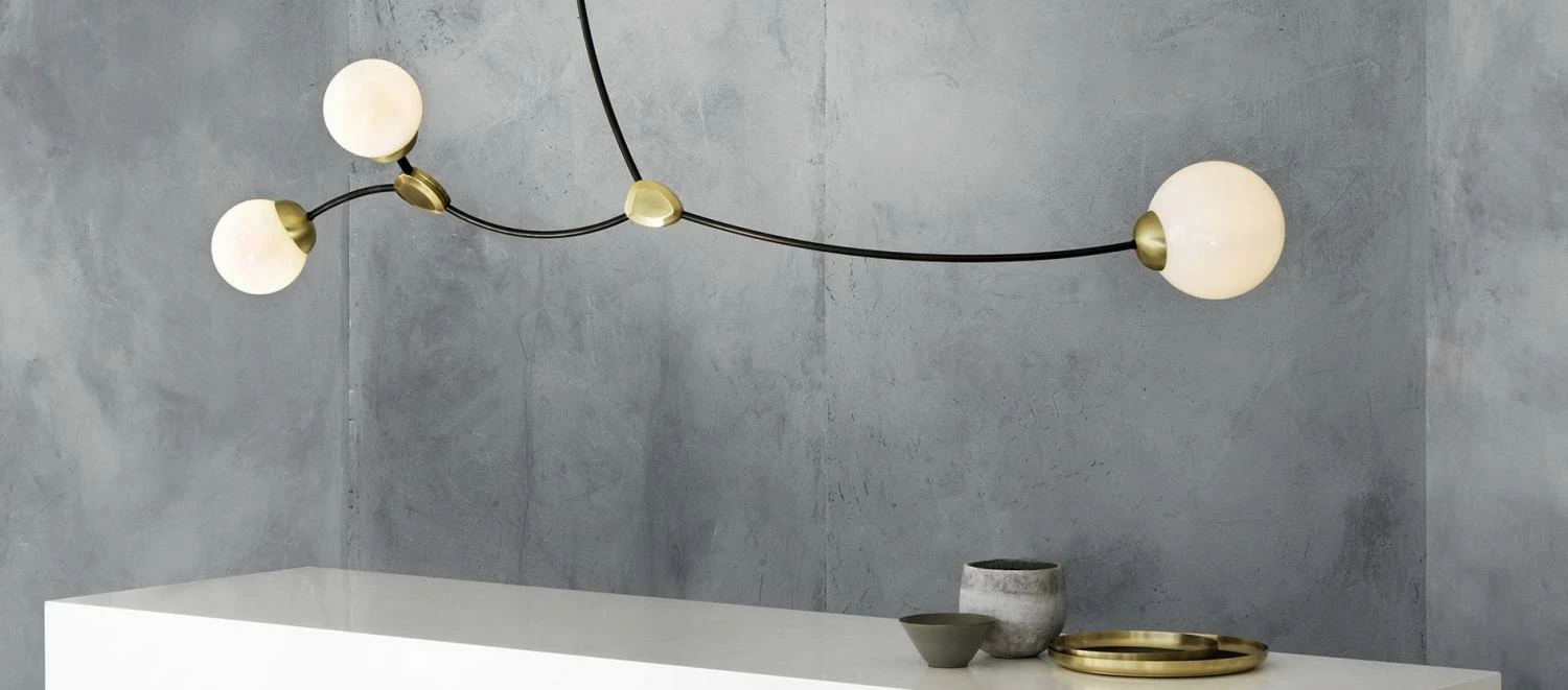 Suspension Ivy3 Avec Globes Opalescents 6 Suspension Ivy3 Avec Globes Opalescents – Image 4