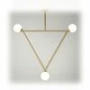 Suspension Triangle Pendant - 3 Globes -BLOU PARIS Soldes suspension triangle pendant 3 globes
