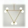 Suspension Triangle Pendant - 6 Globes