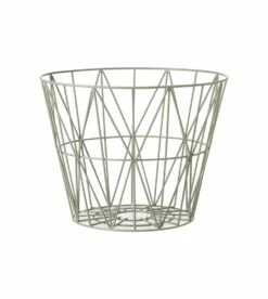 Ferm LIVING Wire Basket - L -BLOU PARIS Soldes wire basket l 1